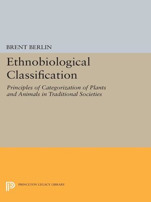 cover image of Ethnobiological Classification